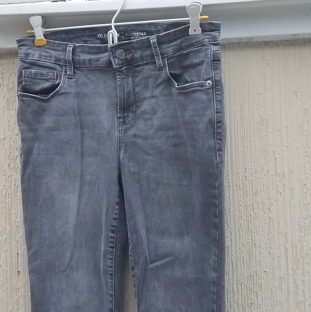 Midrise Stretchy Denim Skinnies